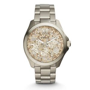 Brand 🆕 Cecile Crystal Pave Fossil Watch w/out Box